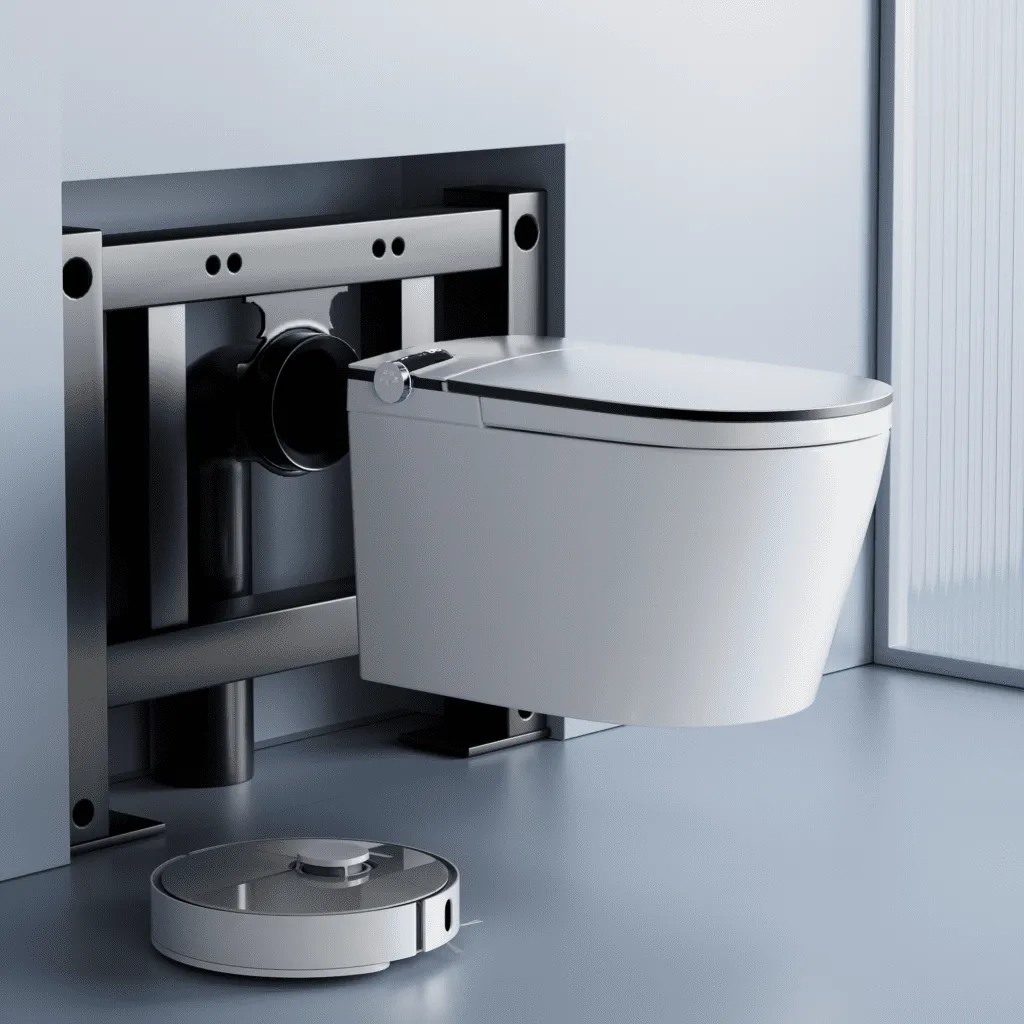 Wall-mounted smart toilet installation tutorial